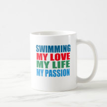 Swimming is my Passion Coffee Mugs