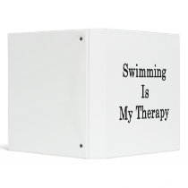 Swimming Is My Therapy Binders