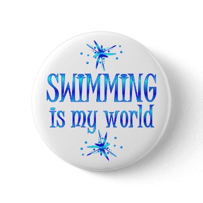 Swimming is My World buttons
