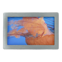 Swimming Jellyfish Belt Buckle