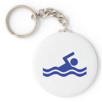 Swimming Keychain