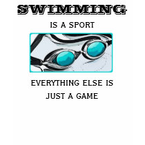 Swimming  Ladie T-Shirt