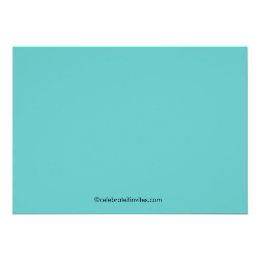 Swimming Mermaid Birthday Invitation