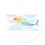 Swimming Mermaid Sticker