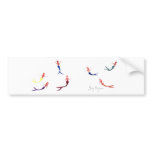 Swimming Mermaids Bumper Sticker