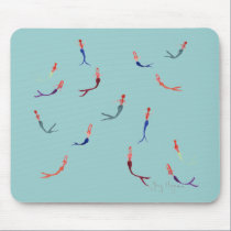 Swimming Mermaids Mousepad mousepads