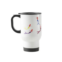 Swimming Mermaids Mugs & Drinkware by ginyhogan Swimming Mermaids Mugs & Drinkware