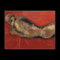 Swimming on her night Postcard postcards