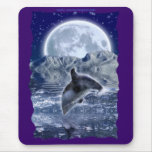 SWIMMING PACIFIC DOLPHIN Art Mousepad