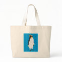 Swimming Penguin Bag by calmesjill Swimming Penguin Bag