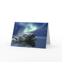 SWIMMING POLAR BEAR cards by RavenSpiritPrints SWIMMING POLAR BEAR cards