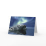 SWIMMING POLAR BEAR Greeting Card