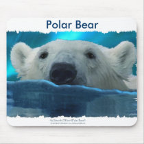 SWIMMING POLAR BEAR MOUSE MATS