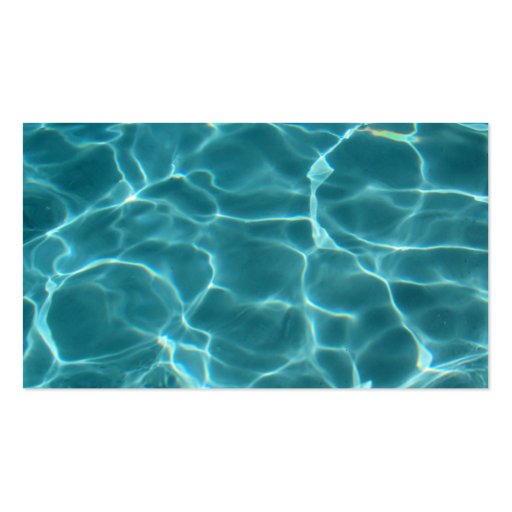 Swimming Pool Business Card (back side)
