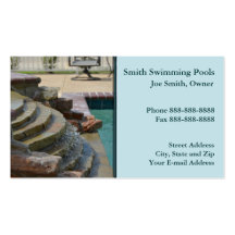 Swimming Pool Business Card