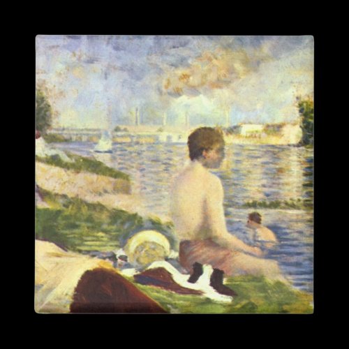 Swimming Pool by Georges Seurat Magnets