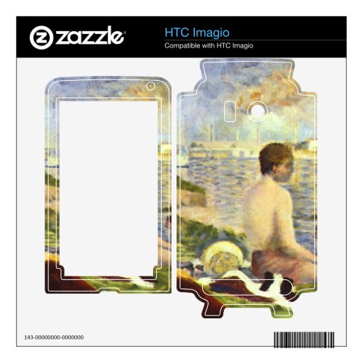 Swimming Pool by Georges Seurat Skins For HTC Imagio