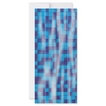Swimming Pool Mosaic Rack Card Template