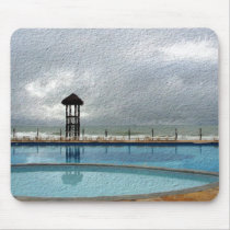 Swimming pool  painting Mousepad mousepads