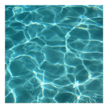 Swimming Pool Personalized Invitations