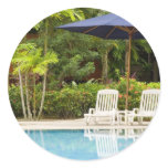 Swimming pool round stickers