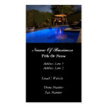 Swimming Pools Business Card