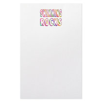 Swimming Rocks Personalized Stationery