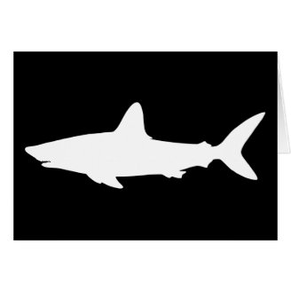 Swimming Shark Card