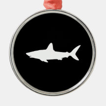 Swimming Shark Christmas Tree Ornaments