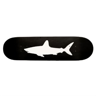 Swimming Shark Custom Skate Board