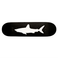 Swimming Shark Custom Skate Board