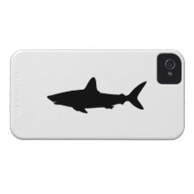 Swimming Shark iPhone 4 Case-Mate Cases