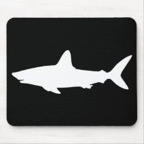 Swimming Shark mousepads