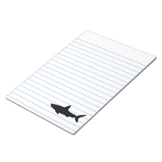 Swimming Shark Notepad