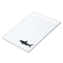Swimming Shark Notepad
