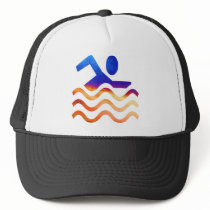 Swimming Success - Cool mind in hot times Trucker Hats
