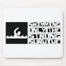 Swimming Survive Mouse Mats