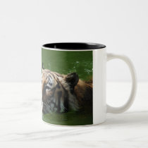 Swimming Tiger Mug mugs