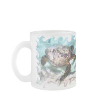 Swimming Turtle Mugs