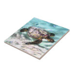 Swimming Turtle Tile