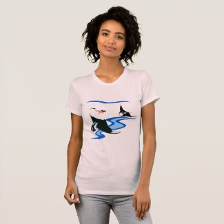 Swimming with Manta Ray T-shirt