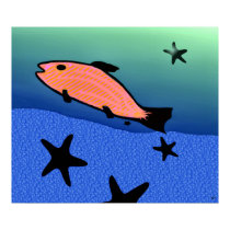 Swimming With The Stars Poster posters by FishBum Swimming With The Stars Poster posters