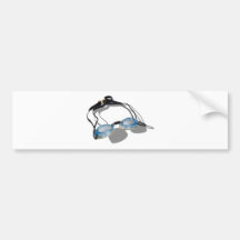 SwimmingGoggles091210 Bumper Stickers
