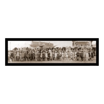 Swimsuit Beauties Wow Photo 1922 Print by lc_panoramicphotos
