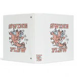 swine flew flying pig flu pun cartoon binders
