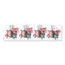 swine flew scrapbook sticker bumper stickers