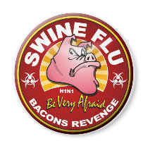 Swine Flu - Bacons Revenge! Refrigerator Magnet