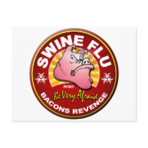 Swine Flu - Bacons Revenge! Post Card