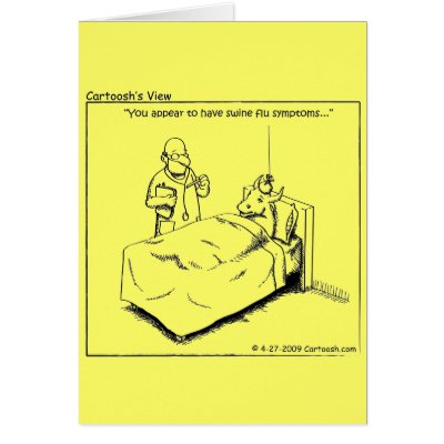 Swine Flu Cards by cartoosh