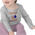 Swine Flu -- Curly Tail t-shirts